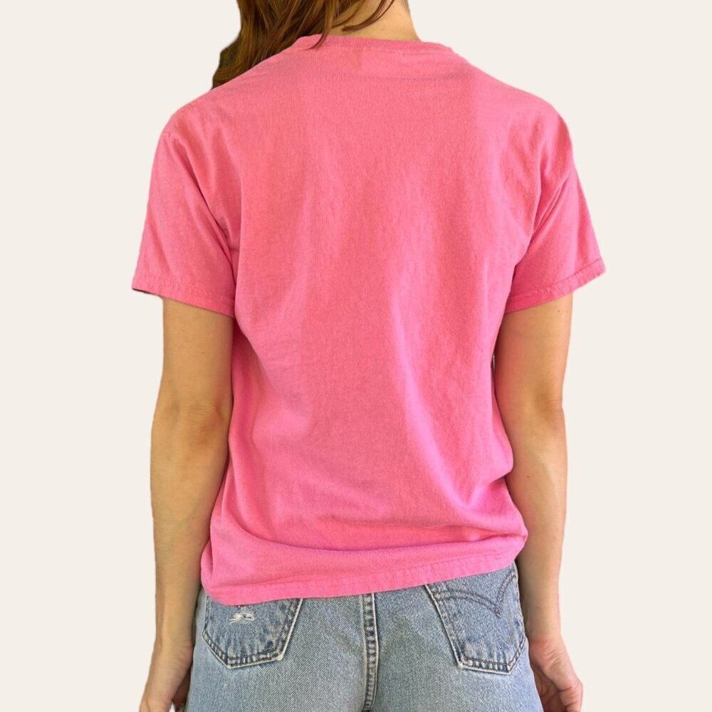 Y2k vintage California surfer girl pink baby tee - Picture 4 of 8